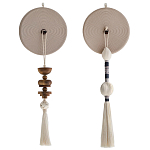 Аксессуар на стену диск из нитей Wall Decor White Thread Disc  варинант исполнения - 5 | Loft Concept в Орле