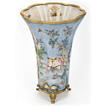 Фарфоровая ваза с изображением попугаев Eden Garden варинант исполнения - 3 | Loft Concept в Орле