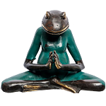 Статуэтка из бронзы в виде лягушки Animals Bronze варинант исполнения - 3 | Loft Concept в Орле