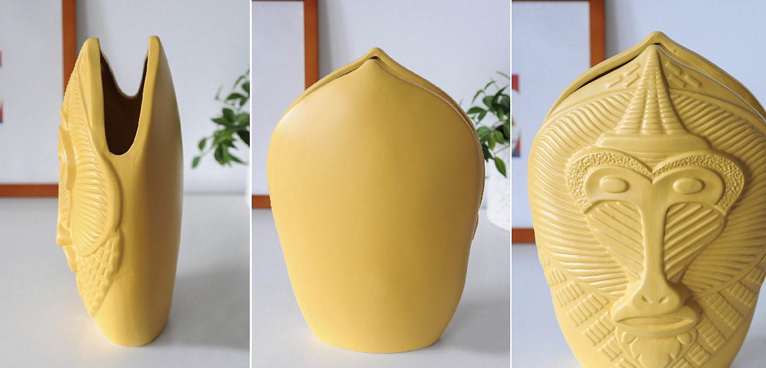 Ваза Color Monkey Vase yellow Ваза Color Monkey Vase yellow - Loft-Concept в Орле
