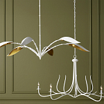 Люстра белая с плафонами в виде лепестков Delicate Flower варинант исполнения - 5 | Loft Concept в Орле