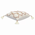 Подушка декоративная с геометрическим узором и кисточками Divine Abstractions варинант исполнения - 1 | Loft Concept в Орле