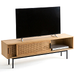 ТВ-тумба с плетеным декором Tate Wicker TV Stand варинант исполнения - 3 | Loft Concept в Орле