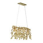 Люстра золотая с декором в виде веток эвкалипта Eucalyptus Branches варинант исполнения - 2 | Loft Concept в Орле