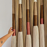 Текстильное Панно Макраме для ресторана Mexico Wall Hanging  варинант исполнения - 1 | Loft Concept в Орле