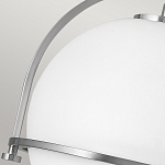 Потолочный светильник с плафоном в форме белого матового шара Hinkley варинант исполнения - 11 | Loft Concept в Орле