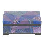 Шкатулка из натурального камня лазурит и чароит Stone Casket варинант исполнения - 2 | Loft Concept в Орле