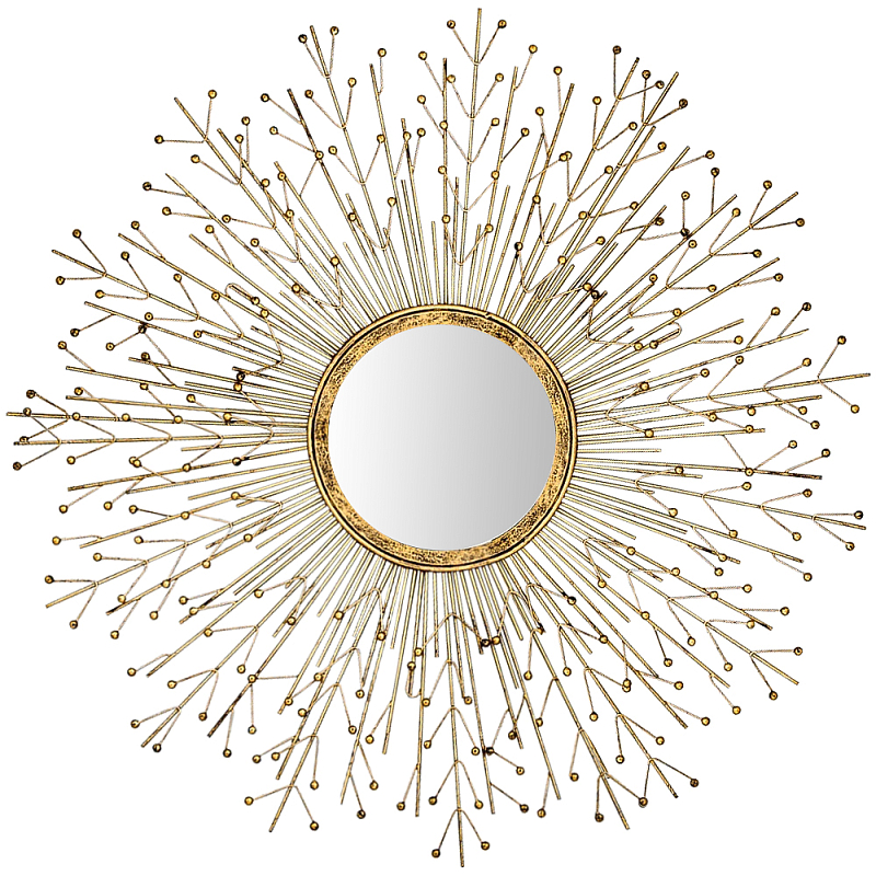 Зеркало-солнце Quinn Sun Mirror Латунь Зеркало-солнце Quinn Sun Mirror Латунь в Орле | Loft Concept