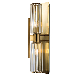 Бра с двумя хрустальными цилиндрическими плафонами Glass TUBE варинант исполнения - 2 | Loft Concept в Орле