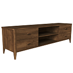 ТВ-тумба с 4-мя ящиками и полками из массива бука Tasteful Furniture варинант исполнения - 1 | Loft Concept в Орле