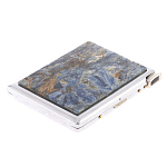 Портсигар на 10 сигарет с газовой зажигалкой из натурального камня Кианит Stone Cigarettes Cases варинант исполнения - 2 | Loft Concept в Орле