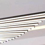 Люстра в виде распахнутых крыльев из тонких металлических планок Flight of Freedom варинант исполнения - 12 | Loft Concept в Орле