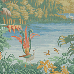 Обои ручная роспись Le Brésil Paille варинант исполнения - 3 | Loft Concept в Орле