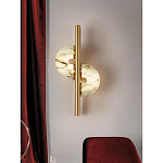 Бра  с фигурным мраморным рассеивателем Spiral of Warm Light варинант исполнения - 7 | Loft Concept в Орле