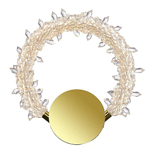 Бра светодиодное в виде хрустального венка Crystal Wreath