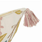 Чехол на подушку с кисточками и вышивкой птиц Ethnic mix Birds Rect варинант исполнения - 2 | Loft Concept в Орле