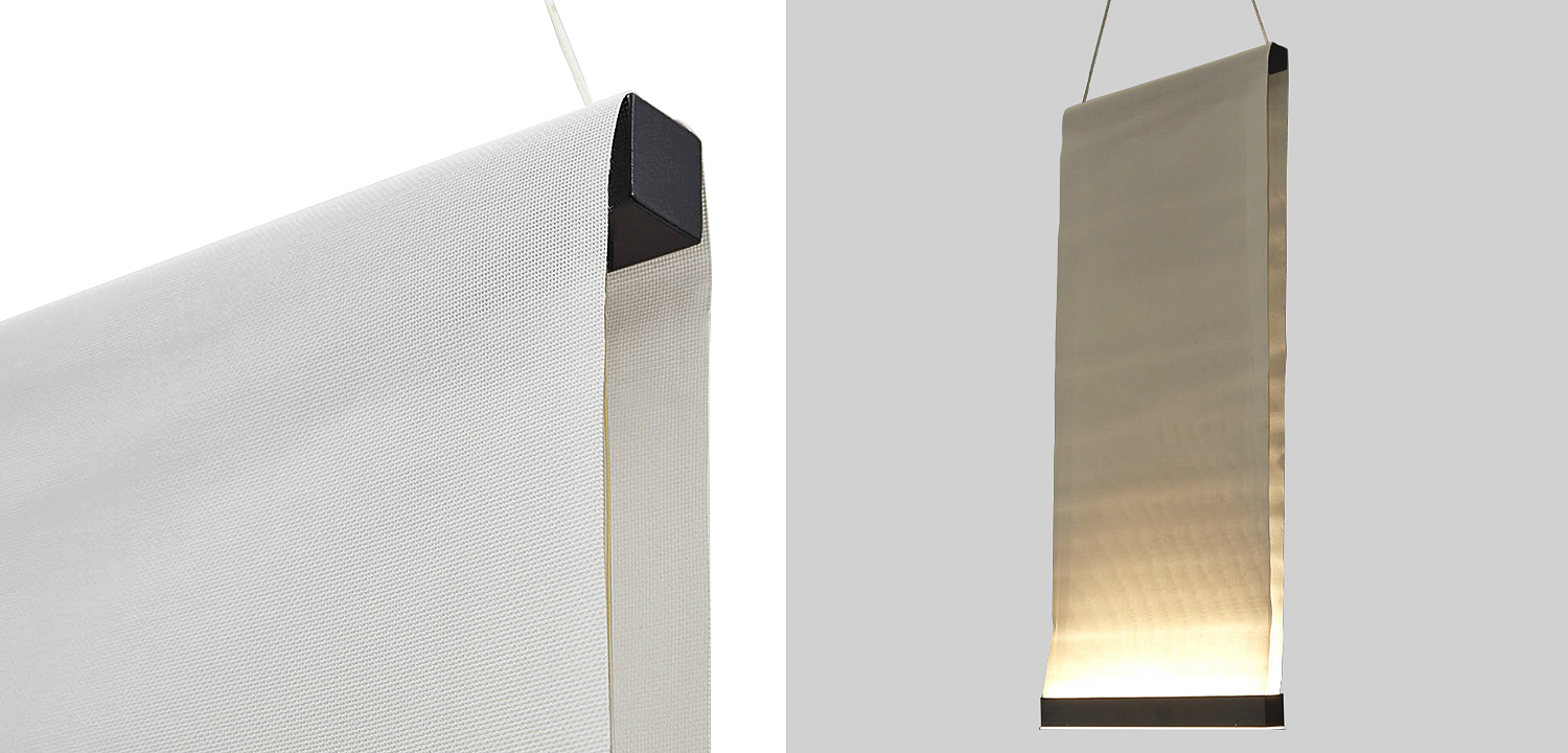 Дизайнерский подвесной светильник из текстиля CANVAS HANGING LAMP 90 Дизайнерский подвесной светильник из текстиля CANVAS HANGING LAMP 90 - Loft-Concept в Орле