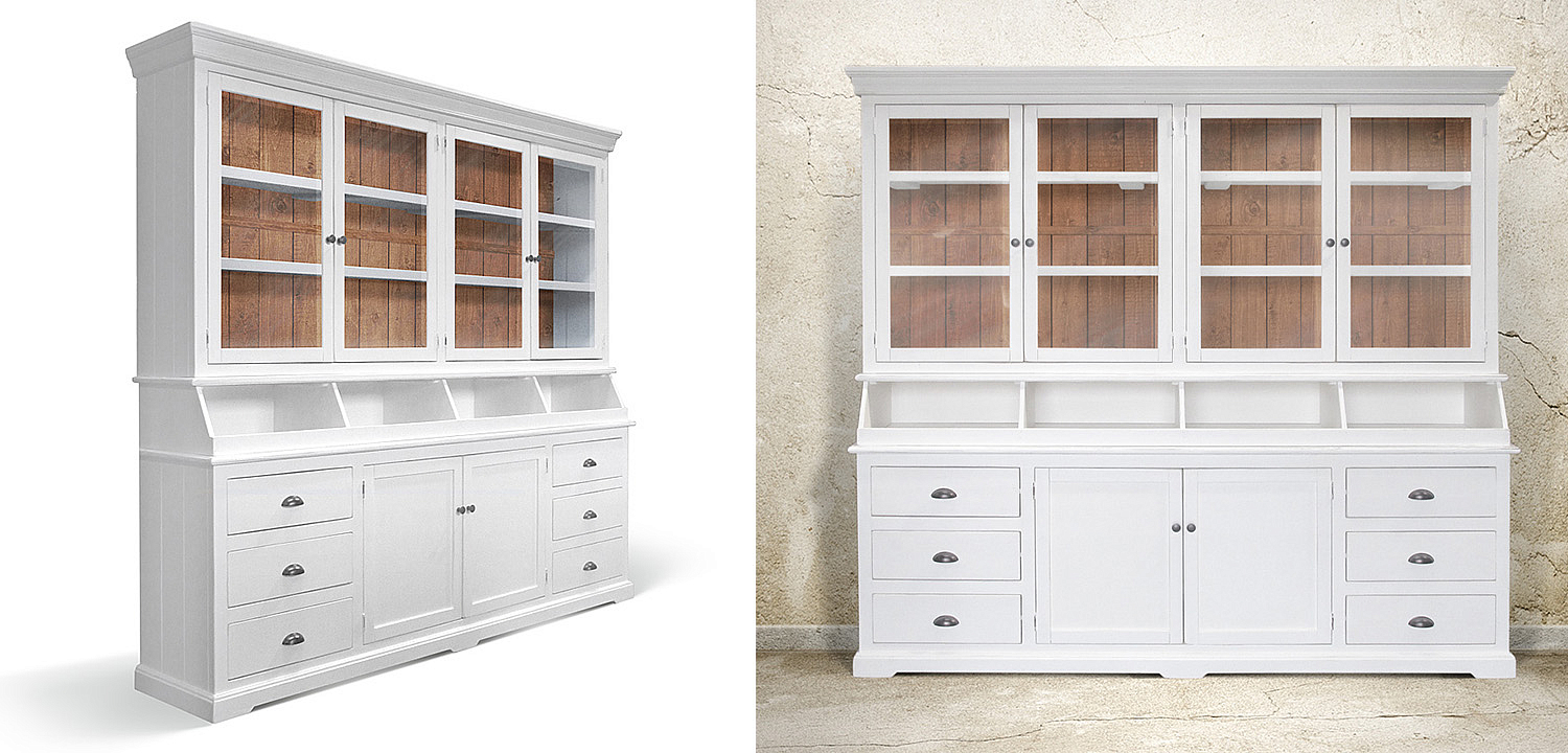 Шкаф Ruggerio Provence HARMONIE Glass Door big Шкаф Ruggerio Provence HARMONIE Glass Door big - Loft-Concept в Орле