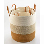 Корзина для хранения с ручками Interlacement Stripes S варинант исполнения - 1 | Loft Concept в Орле