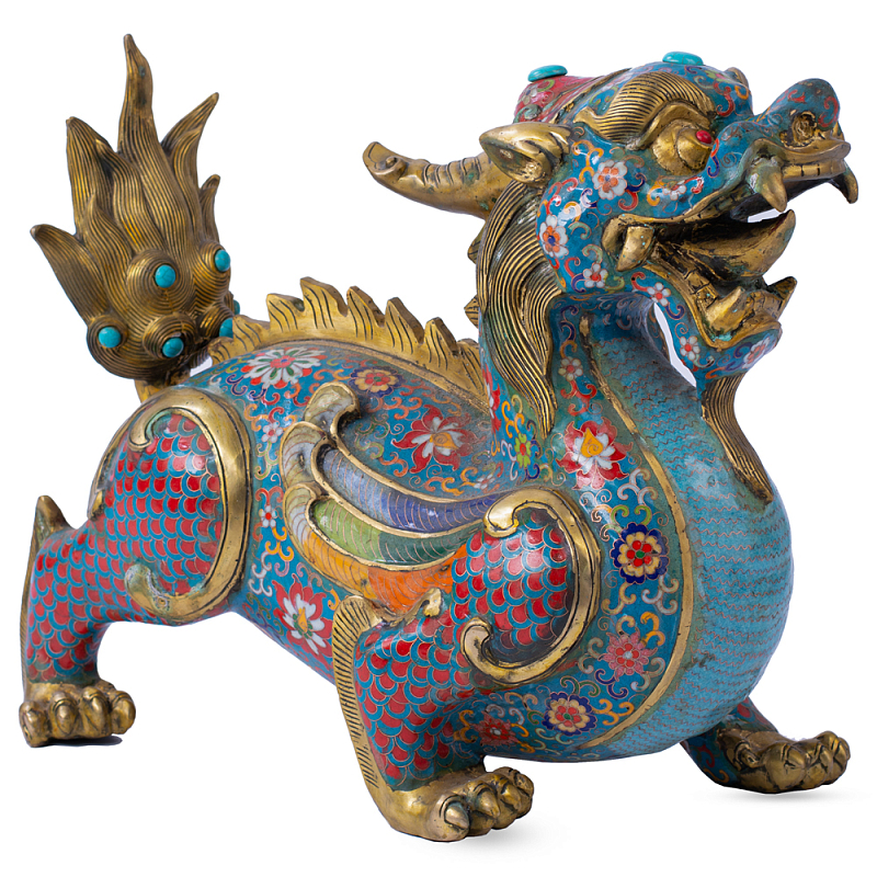 Большой Бронзовый Китайский дракон Мульти в Орле | Loft Concept 