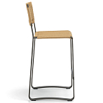 Дизайнерский стул с каркасом из металла с плетеными сиденьем и спинкой GREEN POINT Chair варинант исполнения - 14 | Loft Concept в Орле