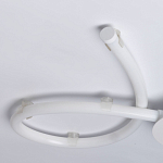 Люстра белого цвета с тремя изогнутыми светодиоидными плафонами Luke Lampco Tracer Lamp варинант исполнения - 8 | Loft Concept в Орле