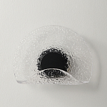 Бра из текстурированного прозрачного стекла с изогнутым краем Textured Glass  варинант исполнения - 4 | Loft Concept в Орле