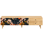 Длинная ТВ-тумба с принтом на ящиках Elise TV Stand варинант исполнения - 10 | Loft Concept в Орле