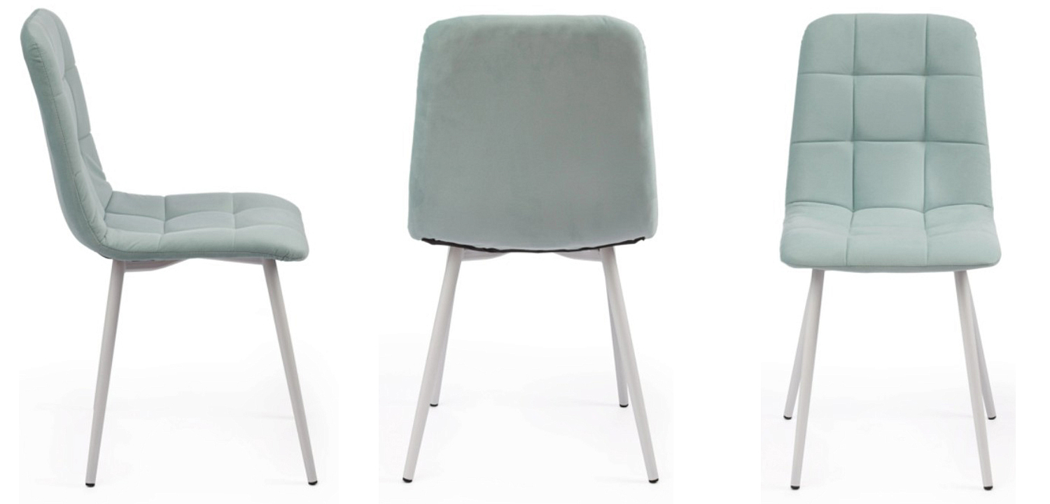 Стул Nancy Velour Light Blue Chair Стул Nancy Velour Light Blue Chair - Loft-Concept в Орле