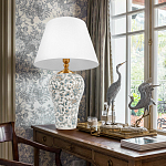 Настольная лампа с цветочной росписью Lamp Flower Painting варинант исполнения - 5 | Loft Concept в Орле