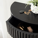 Прикроватный подвесной столик с ящиком черный Bedside Hanging Table варинант исполнения - 3 | Loft Concept в Орле