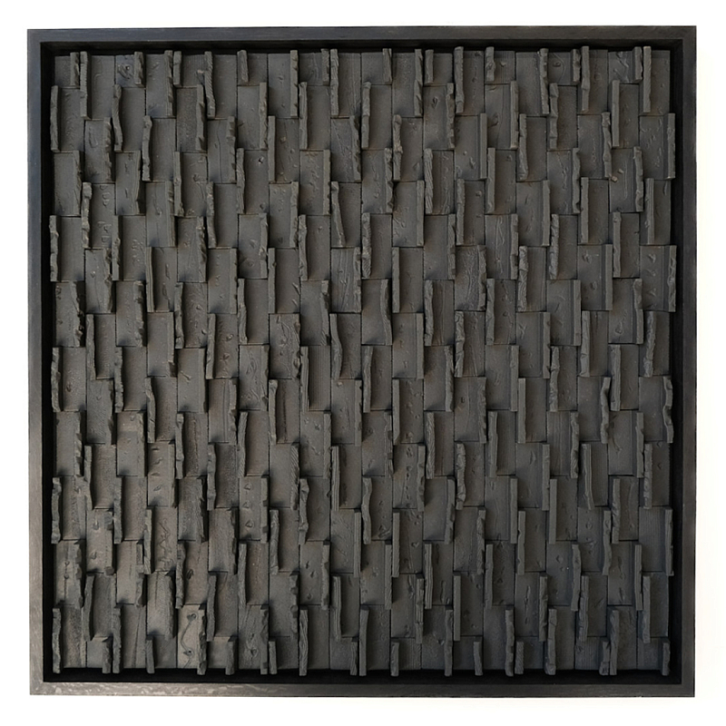 Объемное Панно в индустриальном стиле Industrial City Графит в Орле | Loft Concept 