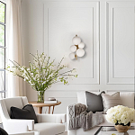 Бра с золотым основанием и 5-ю белыми шарообразными плафонами Bubble варинант исполнения - 4 | Loft Concept в Орле