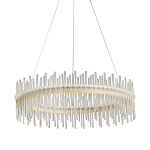 Люстра круглая с прозрачными стеклянными трубками 51 см Nembus варинант исполнения - 1 | Loft Concept в Орле