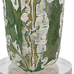 Настольная лампа керамическая с кремовым абажуром Scenic Column варинант исполнения - 2 | Loft Concept в Орле