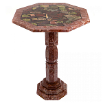 Кофейный стол из натуральных камней Лемезит и Яшма Natural Stone Tables варинант исполнения - 5 | Loft Concept в Орле