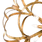 Люстра круглая в виде объёмного цветка Golden Flower Sphere варинант исполнения - 1 | Loft Concept в Орле