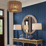 Настольная лампа с корпусом из цветков колокольчика Cascade of Blue Flowers варинант исполнения - 3 | Loft Concept в Орле