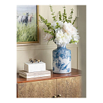 Ваза с мотивами цветущего сада с попугаями Vase Inspired by Nature варинант исполнения - 4 | Loft Concept в Орле