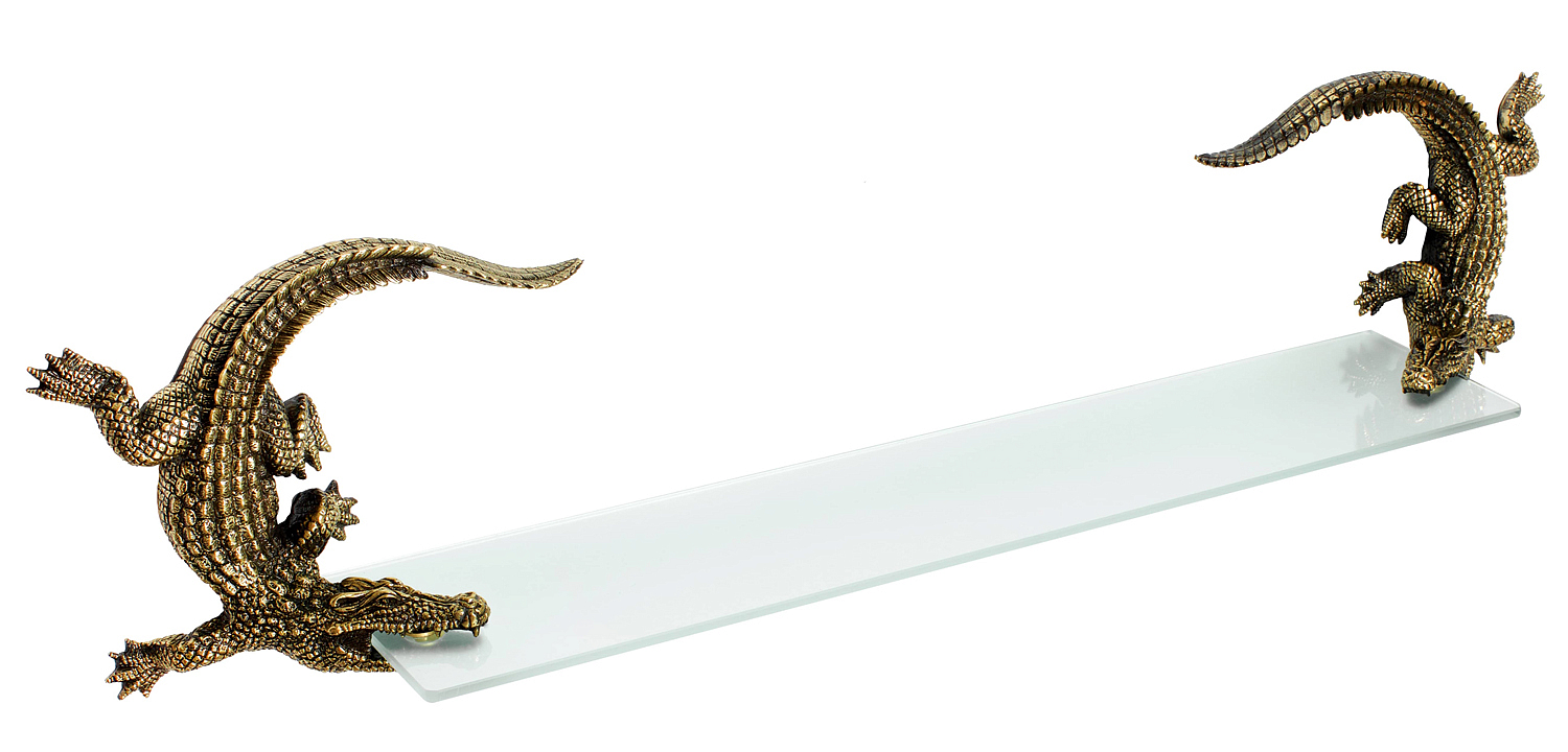 Полка для ванной Bronze Crocodiles Полка для ванной Bronze Crocodiles - Loft-Concept в Орле
