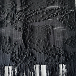 Гобелен из шерсти мериноса с узелками Ночь  варинант исполнения - 1 | Loft Concept в Орле