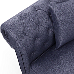 Мебельная ткань Шенилл синий цвет 138 см T4-33 варинант исполнения - 7 | Loft Concept в Орле