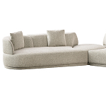 Угловой диван Calypso с поворотным механизмом и пуфом   варинант исполнения - 2 | Loft Concept в Орле