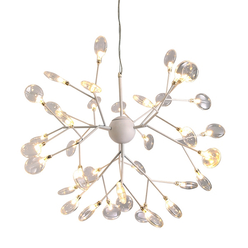 Люстра Jenell Lamp Белый Прозрачный в Орле | Loft Concept 