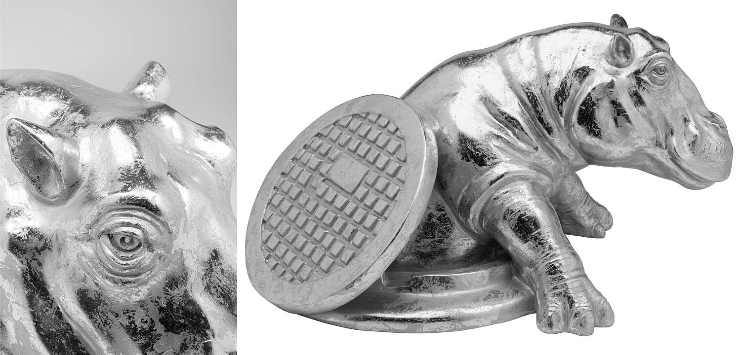 Статуэтка Chrome Hippo - Loft-Concept в Орле