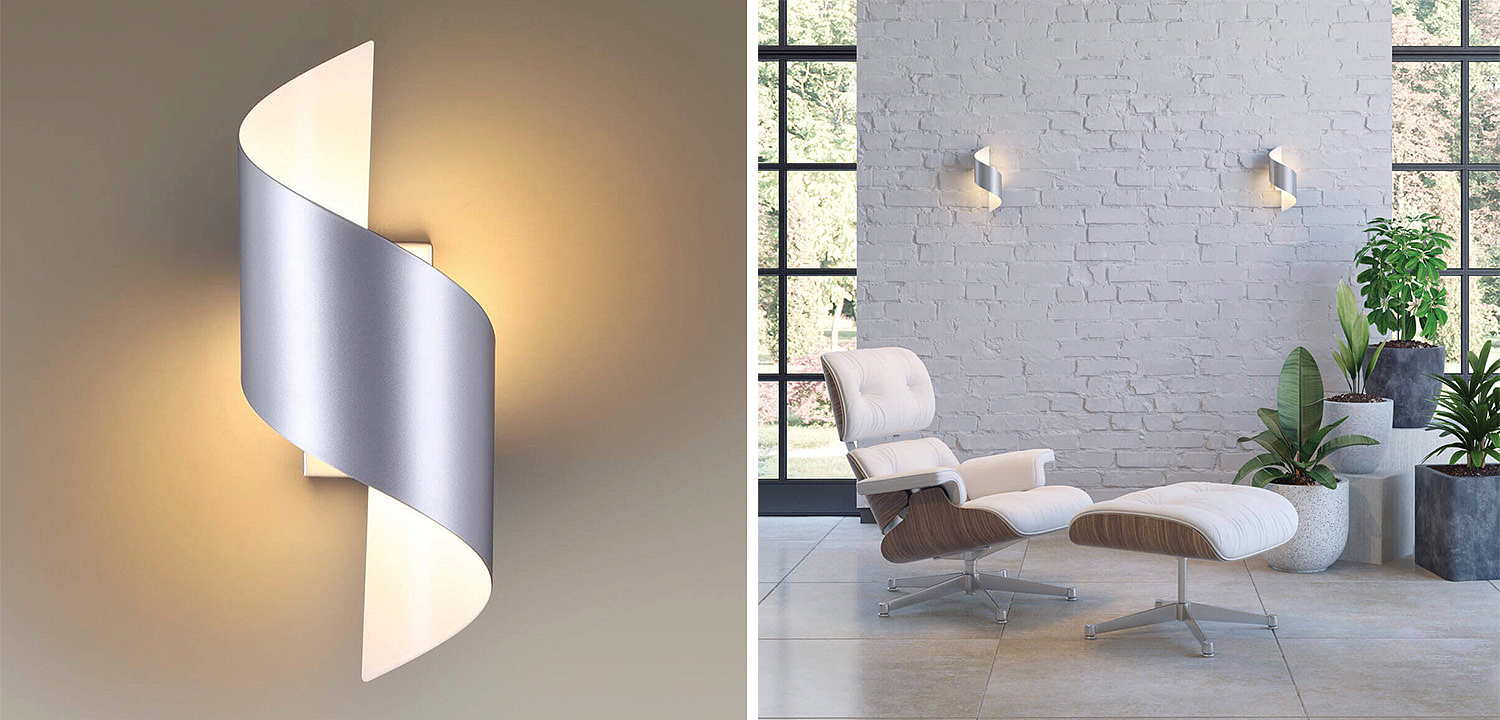 Бра Silver Locken Wall Lamp Бра Silver Locken Wall Lamp - Loft-Concept в Орле