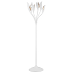 Торшер белый с плафонами в виде лепестков Delicate Flower варинант исполнения - 1 | Loft Concept в Орле