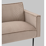 Диван современный вельветовый прямой Worcester Бежевый  варинант исполнения - 3 | Loft Concept в Орле