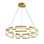 Люстра круглая с янтарными стеклянными плафонами Lighting of Space варинант исполнения - 1 | Loft Concept в Орле