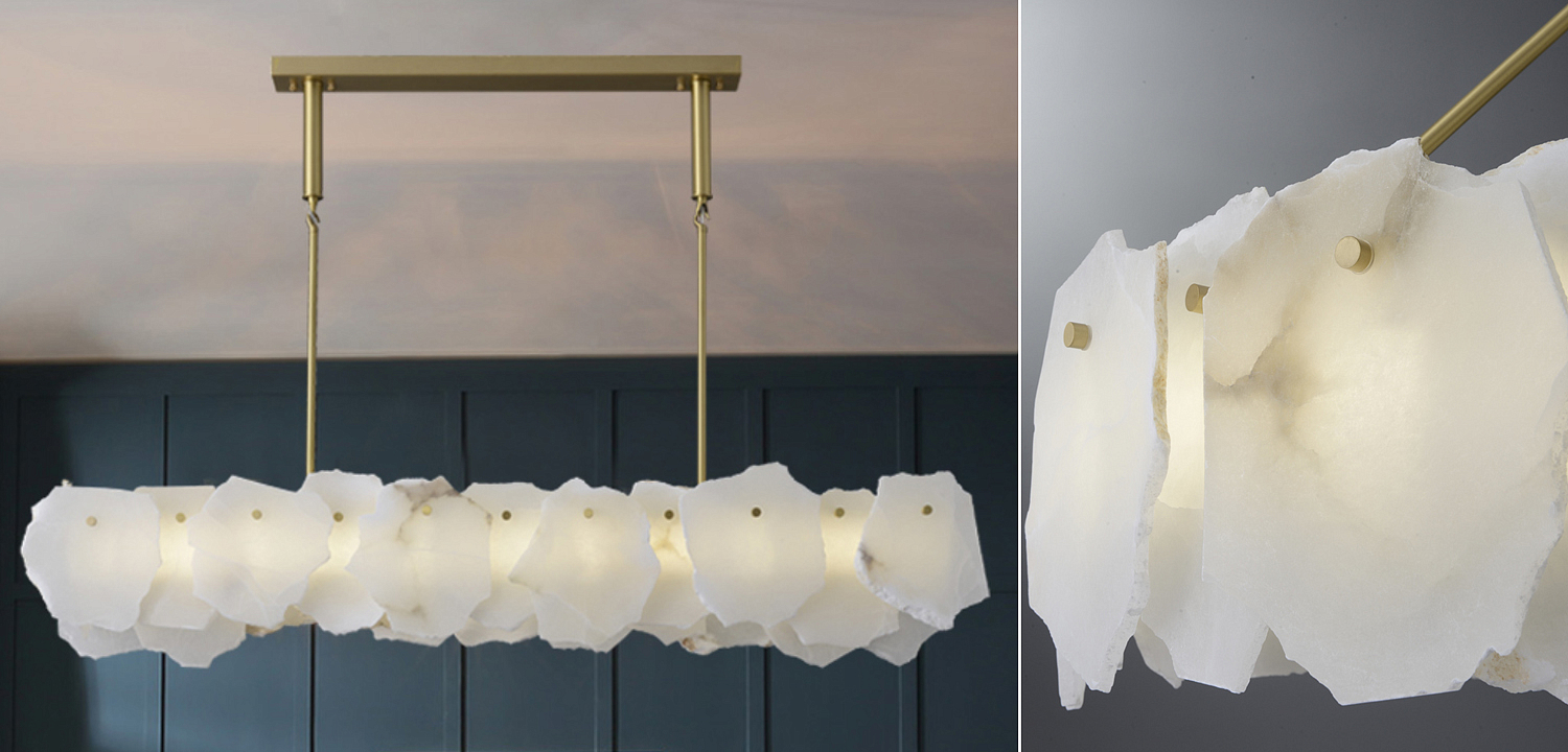 Люстра Lucretia Marble Rectangular Chandelier Люстра Lucretia Marble Rectangular Chandelier - Loft-Concept в Орле